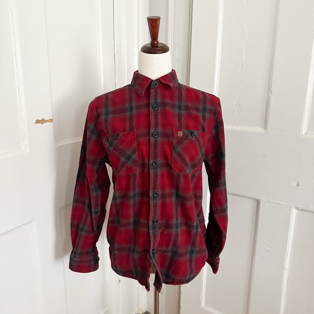 Coleman Red & Black Plaid Flannel Men's M